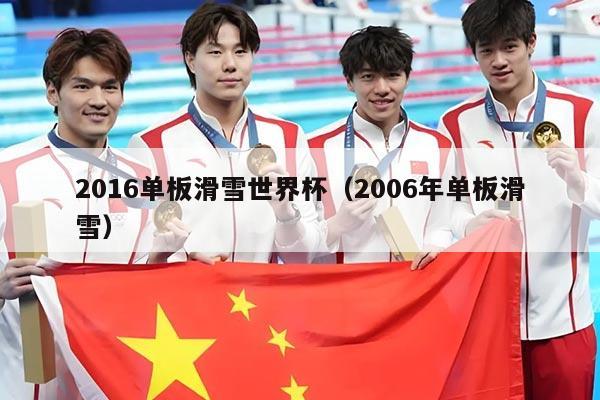 2016单板滑雪世界杯（2006年单板滑雪）