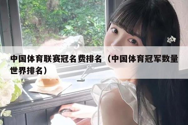 中国体育联赛冠名费排名（中国体育冠军数量世界排名）