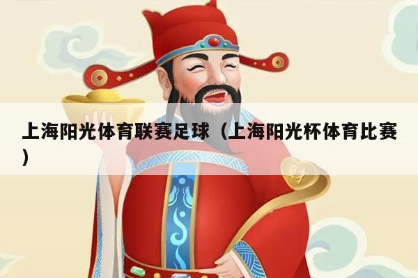 上海阳光体育联赛足球（上海阳光杯体育比赛）