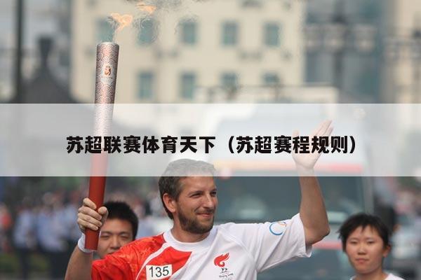 苏超联赛体育天下（苏超赛程规则）