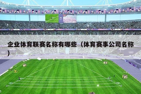 企业体育联赛名称有哪些（体育赛事公司名称）