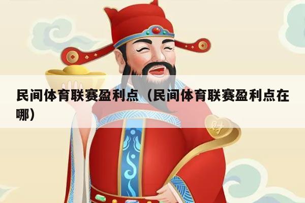 民间体育联赛盈利点（民间体育联赛盈利点在哪）