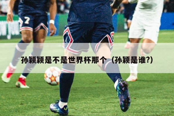 孙颖颖是不是世界杯那个（孙颖是谁?）